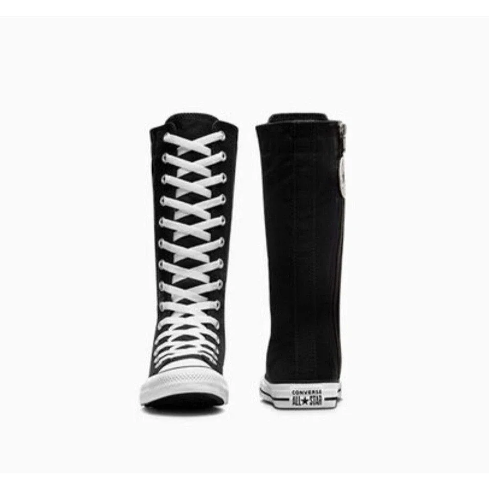 New Converse Chuck Taylor All Star XX Hi Knee High Black Boots Youth [3]